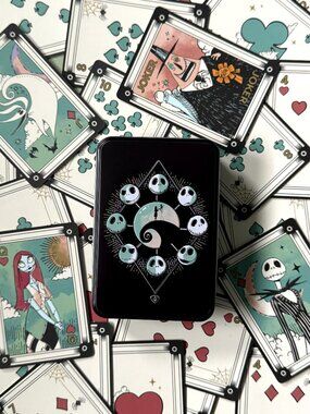 Tim Burton's The Night Before Christmas Playing Cards USED Great Condition